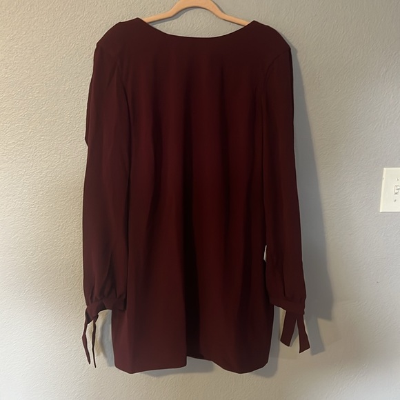 Dress the Population Burgundy Long Sleeve Dress - NWT - Picture 2 of 8